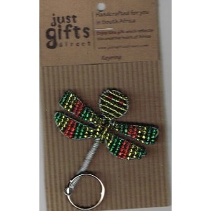 Keyring - Beaded Dragonfly